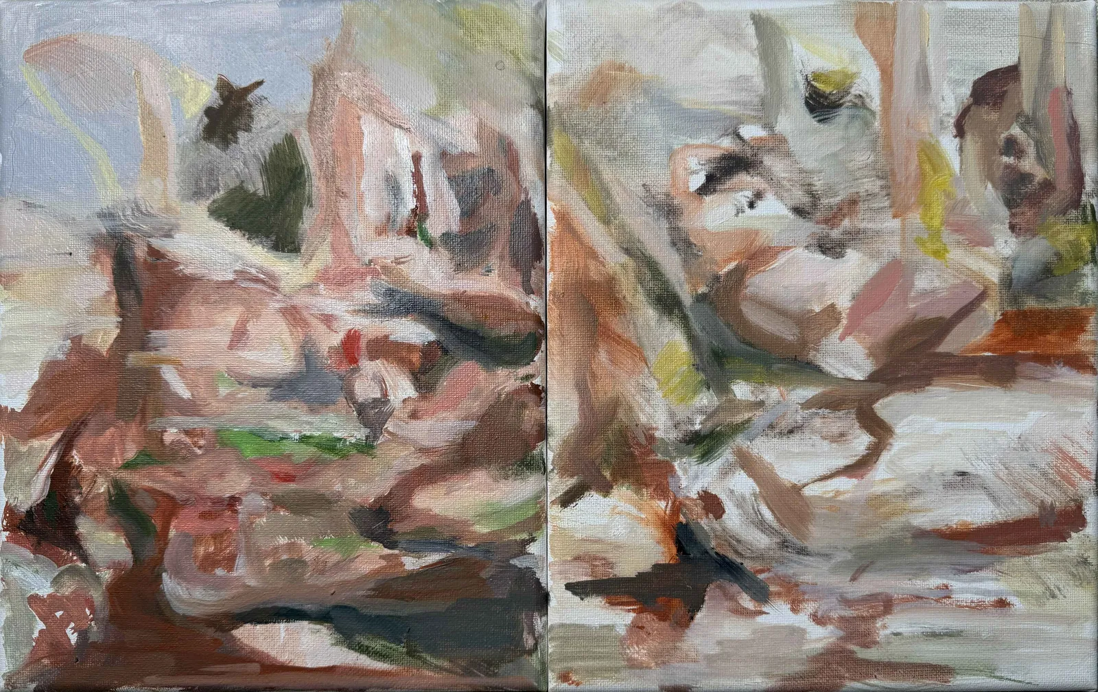 Code Noir, 2026 · oil on canvas · 10 x 16 in